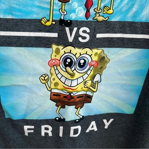 SpongeBob SquarePants Gray Short Sleeve Tee - Picture 5 of 6